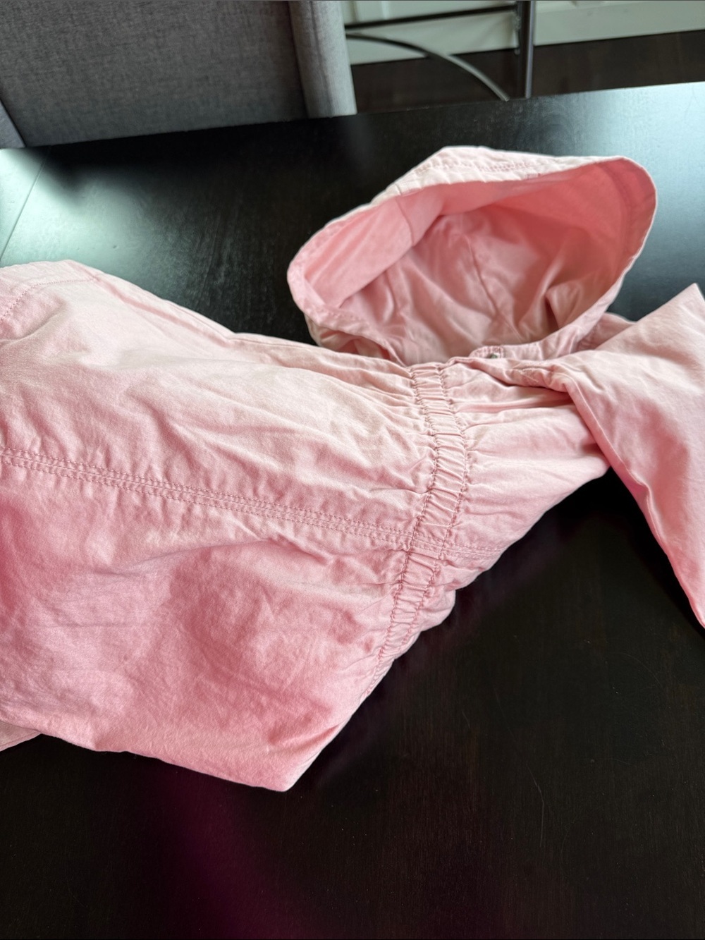 Old Navy Pink Hooded Anorak Jacket for Kids - Picture 5 of 5